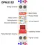 EARU 18MM 36MM RCBO 1P+N 230V 6/10/16/25/32/40/50/63A Residual Current Circuit Breaker Over and Short Current Leakage Protection