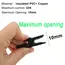 Alligator Clip with Banana Plugs Set No Welding Fully Insulated Safety Electrical Test Crocodile Clips Connector for Multimeter
