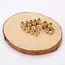 Brass Hot Melt Inset Nuts Heating Molding Copper Thread Inserts Nut SL-type Double Twill Knurled Injection Brass Nut M2M3 100Pcs