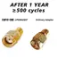 1PC SMA to RP SMA Adapter RF Coaxial Connector SMA Male to RP-SMA Female Converter Gold Plated Copper Brass