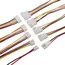 10Pcs Micro JST XH 2.54mm Pitch 2/3/4/5/6 Pin Male Plug / XH2.54 Female Socket Extension Lead Wire Cable Connector 20CM 26AWG