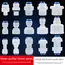 Fit for 1/4" 3/8" OD Tube Straight  Equal Reducer Connector Fitting Aquarium Reverse Osmosis RO Water Dispenser