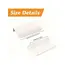 8-Pack Finger Pulls, Metal Concealed Drawer Handles, Modern Style Cabinet Hardware for Wardrobe and Drawers, 8cm -