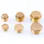 G1"1/4"1/8"3/8"1/2"3/4"G2" BSP Female Threaded Brass Pipe Hex Head Brass Stopper End Cap Plug Plumbing Fitting Connector Adapter