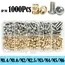 Brass Insert Nut and Stainless Steel Screw Kit M2 M3 M4 Threaded Heat Set Inserts Printing 3D Copper Hot Melt Nuts Machine Bolt
