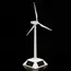2 in 1 Solar Wind Generator Model Gift Exhibition Stand Windmill Educational Assembly Kit Desktop Decoration Power Generator