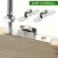12Pcs Sliding Door Rollers Durable Metal Pulley Wheel for Cabinet Barn Kitchen Bathroom Replacement