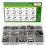 190pcs Carbon Steel Type A Flat Key, Parallel Pin, Square Pin, Cross Pin, Finished Flat Key Pin, Double Round Key Bar Pin.