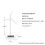 2 in 1 Solar Wind Generator Model Gift Exhibition Stand Windmill Educational Assembly Kit Desktop Decoration Power Generator