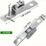 12Pcs Sliding Door Rollers Durable Metal Pulley Wheel for Cabinet Barn Kitchen Bathroom Replacement