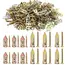 100/50set Self Tapping Screws Self Drilling Anchors Screws Drywall Anchors Easy Application for Gypsum Plasterboard Dowel