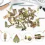 100/50set Self Tapping Screws Self Drilling Anchors Screws Drywall Anchors Easy Application for Gypsum Plasterboard Dowel