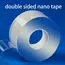 Double Sided Nano Tape Transparent Reusable Waterproof Adhesive Strong Tapes Cleanable Kitchen Bathroom Supplie