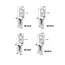 20PCS 4-25mm Assortment Tinned Copper Lugs Ring Crimp Terminals Battery Wire Welding Cable Connectors Kit