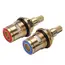 1/2pc Universal Replacement Tap Valves Brass Ceramic Disc Cartridge Inner Faucet Valve for Bathroom, Clockwise or Anti-clockwise