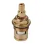 1/2pc Universal Replacement Tap Valves Brass Ceramic Disc Cartridge Inner Faucet Valve for Bathroom, Clockwise or Anti-clockwise