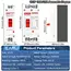 EARU 1P 2P DC Solar Molded Case Circuit Breaker MCCB Overload Protection Switch Protector Solar Photovoltaic PV Battery Isolator