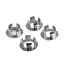 4PCS ABS Plastic Bathroom Kitchen Basin Sink Overflow Cover Ring Insert Replacement Chrome Hole Round Drain Cap Basin Accessory