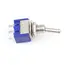 5PCS Blue Mini MTS-102 3-Pin SPDT ON-ON 6A 125VAC Miniature Toggle Switches MTS-103 MTS-202 MTS-203 6PIN ON-OFF-ON