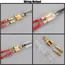 25 50sets 4.0mm bullet Crimp terminal car electrical wire connector diameter Female+Male+sheath Case Cold press terminal 1in2out