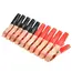10pcs 30A Crocodile Spring Clamp Red & Black Car Battery Clip Cables Alligator  Charger  Voltage Testing Tool Accessory