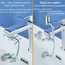 2/1Pcs 1080 Degree Swivel Stainless Steel Kitchen Faucet Extender Universal Dual Mode Bathroom Sink Accessories with Adapter