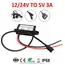 12V 24V to 5V 3A 15W Regulator Power Supply Buck Module Dual USB Type-C Micro USB Output Power Adapter DC-DC Converter for Car