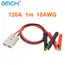 Crocodile Electrical Battery Clamp, Alligator Clips, Test Connector for Jumper Cables Boost, Car Caravan Van, 150A