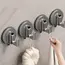 Reusable Suction Cup Hook Waterproof Wall Mount Hooks Punch-free Kitchen Bathroom Towel Robe Coat Clothes Hanger Hook Accessorie