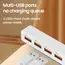 USB 2.0 4 Ports Plug Power Strip Charger Extension Cables USB Hub Multi-Port Socket Powered For PC Computer Accessories 30/120cm
