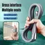 1.5/2M Bathroom Silicone Shower Tube Bend Arbitrarily Hose Explosion Proof Anti-winding Shower Hose Bathroom Faucet Accessories