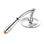 6 Inch High Pressure 360 Degrees Rotation Large Round Big Rainfall Sprayer Bathroom Hand Held Shower Head Accessories Faucet Spa