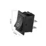 5/20/100Pcs KCD1 15*21mm 2Pin ON-OFF Boat-shape Switch 10*15mm Snap-in Rocker Switch KCD Switches