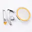 6 Inch High Pressure 360 Degrees Rotation Large Round Big Rainfall Sprayer Bathroom Hand Held Shower Head Accessories Faucet Spa