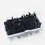 50pcs Black High-strength M3.5 Coarse Thread Screws with Countersunk Head Self-Tapping for Drywall Gypsum Board