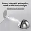 Stainless Steel Rubber Magnetic Door Stopper Punch-free Sticker Concealed Door Holder Floor-mounted Nail-free Doorstop
