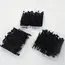 50pcs Black High-strength M3.5 Coarse Thread Screws with Countersunk Head Self-Tapping for Drywall Gypsum Board
