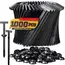 1000-100set Self-locking Universal Nylon Cable Tie Buckle Heavy Duty Zip Ties with Pin & Button Car Daily Repair Fastening Strap