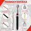 Flexible Magnetic Pickup Tool Metal Foldable Pick Up Tool Magnet Spring Grip Grabber Portable Hand Tools Multi-Purpose Use