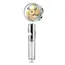 360° Rotating Turbine Fan Handheld Shower Head High Pressure Water Saving Spray Shower Filter Bathroom Accessories