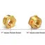Brass Hex Bushing Reducer Pipe Fitting 1/8 1/4 3/8 1/2 3/4 Female to Male Thread Reducing Water Gas Adapter Coupler Connector
