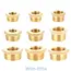 Brass Hex Bushing Reducer Pipe Fitting 1/8 1/4 3/8 1/2 3/4 Female to Male Thread Reducing Water Gas Adapter Coupler Connector