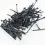 50pcs Black High-strength M3.5 Coarse Thread Screws with Countersunk Head Self-Tapping for Drywall Gypsum Board