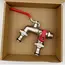 Garden Tools Brass Water Faucet 1/2" Outside & Inside Easy Turn On/Off Lever Handle Watering Supply Taps Ball Valve