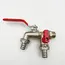 Garden Tools Brass Water Faucet 1/2" Outside & Inside Easy Turn On/Off Lever Handle Watering Supply Taps Ball Valve