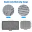 1-Pack Silicone Drain Soap Box Kitchen Bathroom Anti-slip Sink Tray Creative Washing Table Soap Tray Free Punch Drain Rack