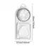 Multifunctional PP Base egg cutter 2-in-1 stainless steel wire pull egg cutter for hanging high-quality kitchen accessory tools