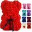 2026 Artificial Flower Eternal Rose Teddy Bear for 520 Mom Mother's Day Birthday Valentine's Day Anniversary Gifts & Decorations