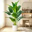 67-112cm Large Artificial Plants Bird of Paradise Tree Tropical Fake Banana Leaves Plastic Palm Plants for Home Garden Decor