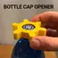 Unique Multi-function Bottle Cap Opener Yellow Plastic Rotary Bottle Opener Bar Supplies Bottle Opener Kitchen Tool